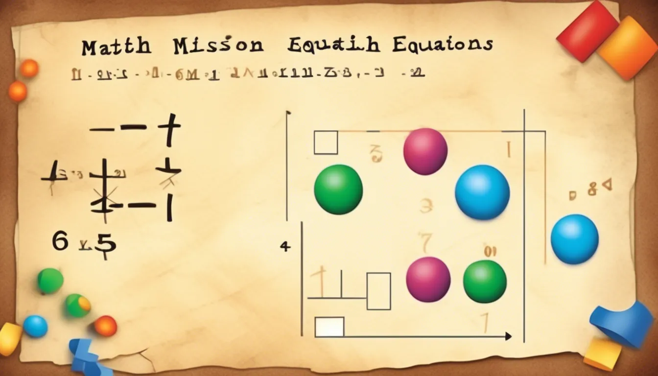 Unleash Your Math Skills with Math Mission Equations Game